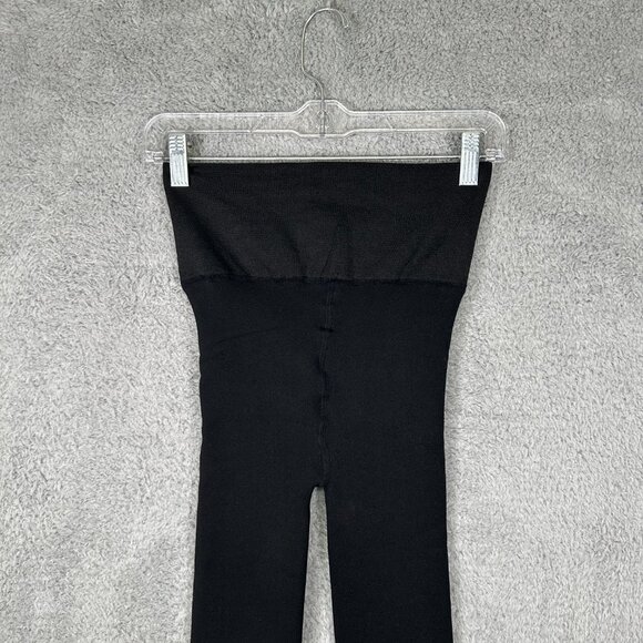 Free Country Leggings Women’s L/XL Thermal Black Fleece Lined - Picture 3 of 12